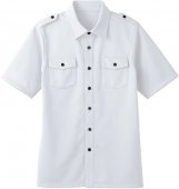 株式会社ボストン商会-00102-81 男女兼用ニットワッフルシャツ ホワイト