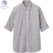 カーシーカシマ株式会社-HSY-014-510 男女兼用ロングシャツ ノースブラック