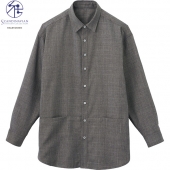 カーシーカシマ株式会社-HWY-011-5 男女兼用ロングシャツ フィヨルドグレー