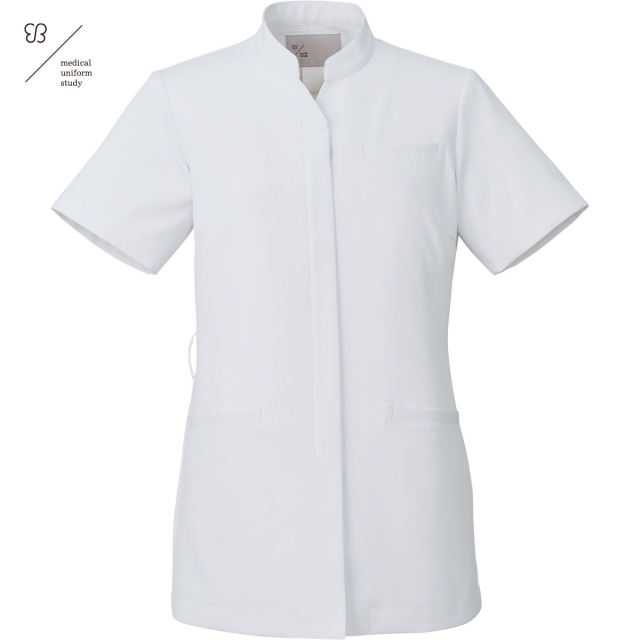 住商モンブラン/uka medical uniform study-UM801-WH レディースジャケット クールホワイト