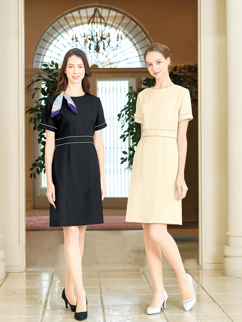 ELEFEE BLANC ET NOIR ワンピース E-3079