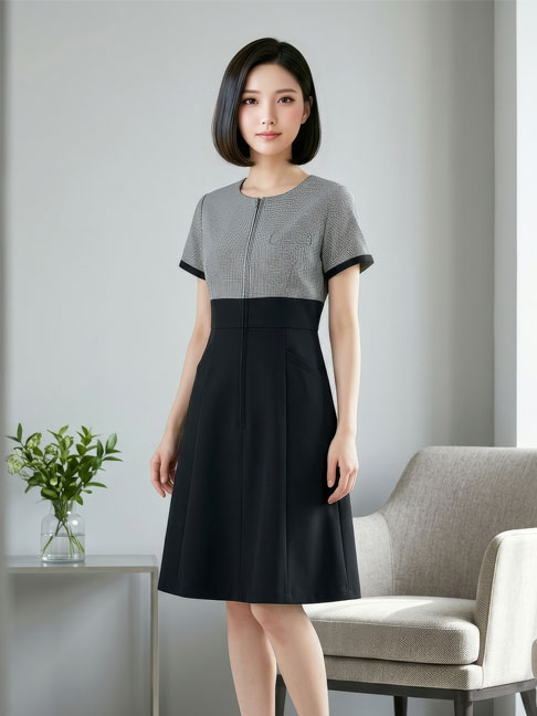 ELEFEE STYLISH HIGH GRADE ワンピース E-3146-6 チドリ