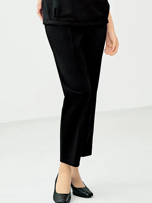 MARY QUANT テーパードパンツ ブラック M63401
