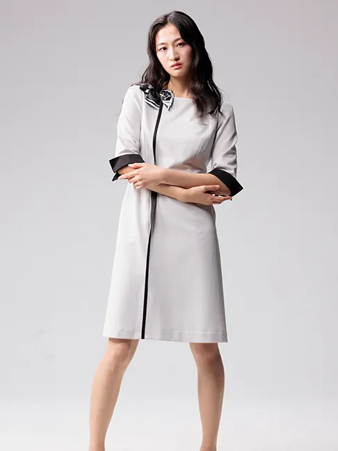 NUVIA LUXHOS ワンピース ブラック 3200302 CONTOUR COLLECTION